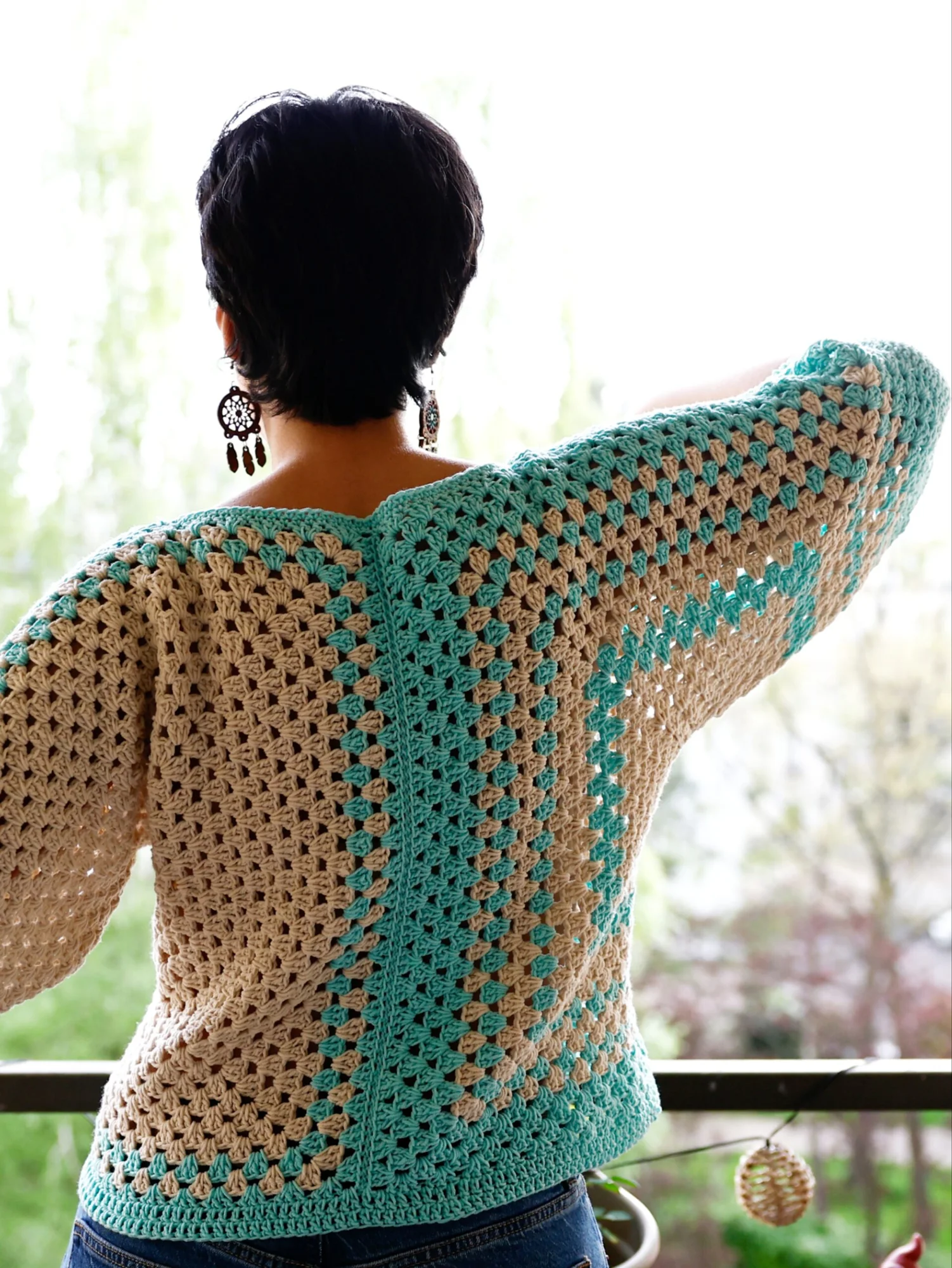Top Sam . Royal turquoise