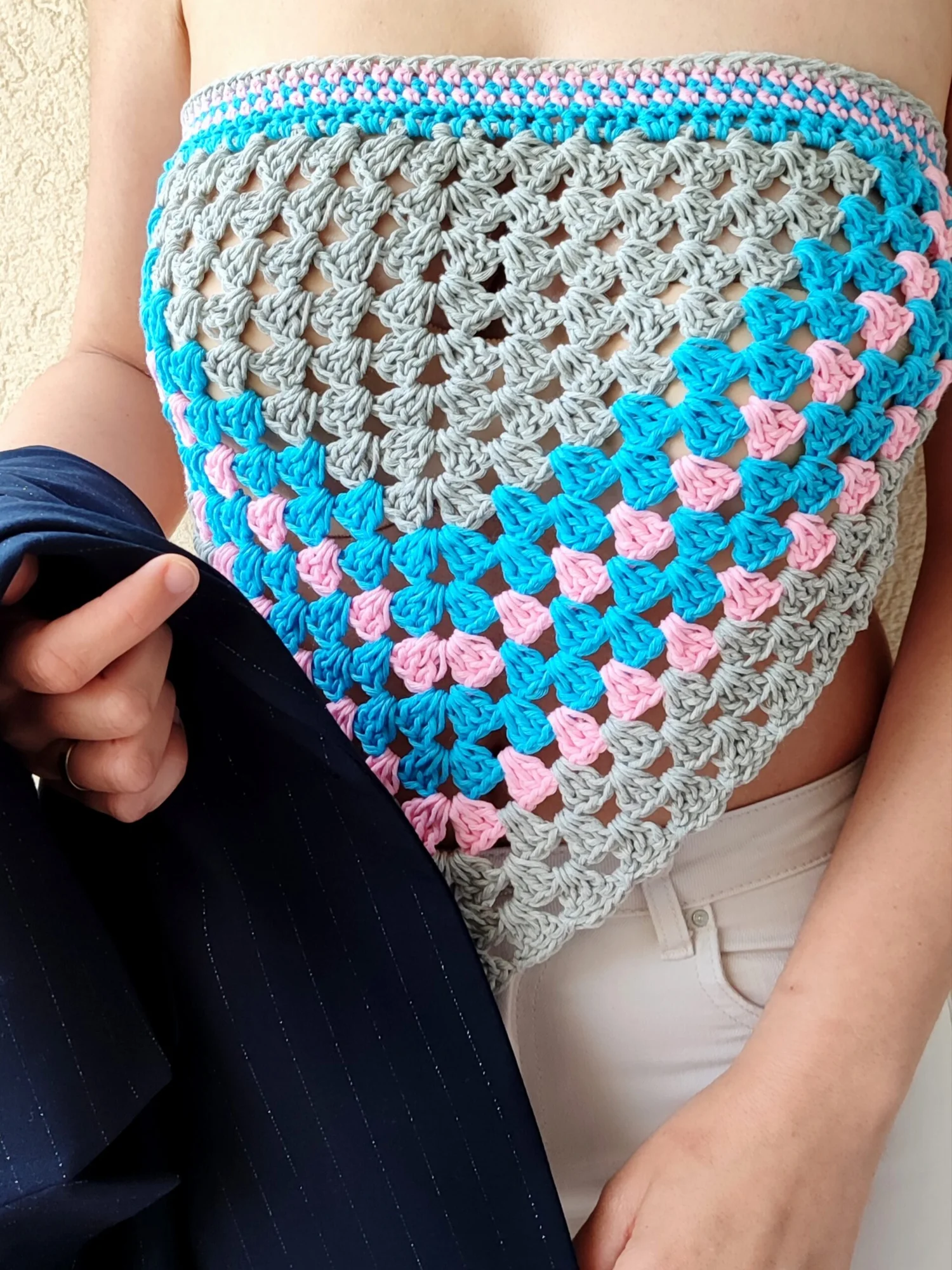 Crop top Lala. Rose
