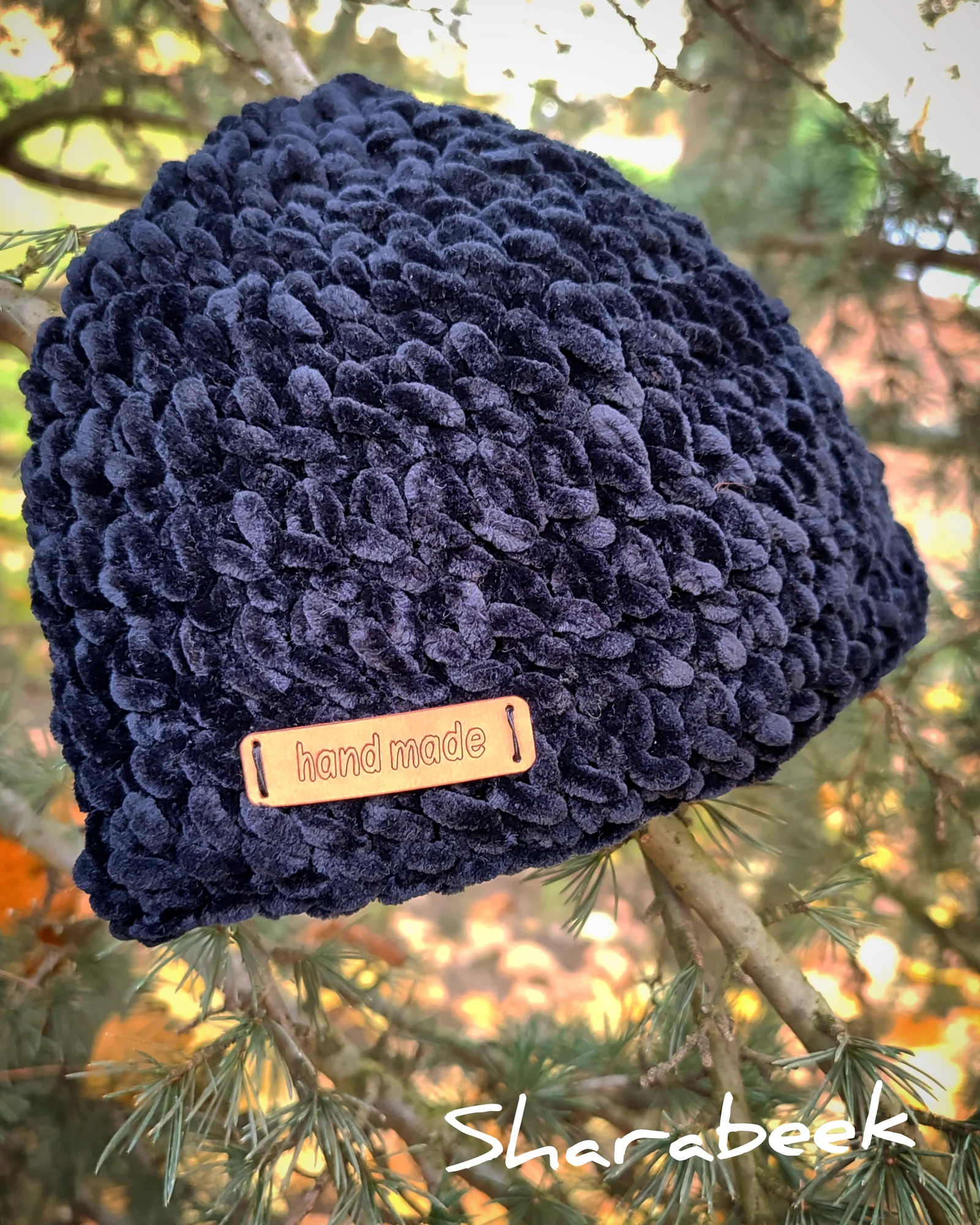 Bonnet unisexe .Velours