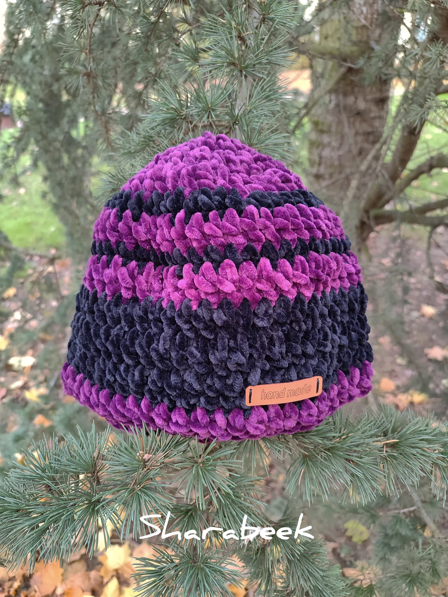 Bonnet unisexe .Velours