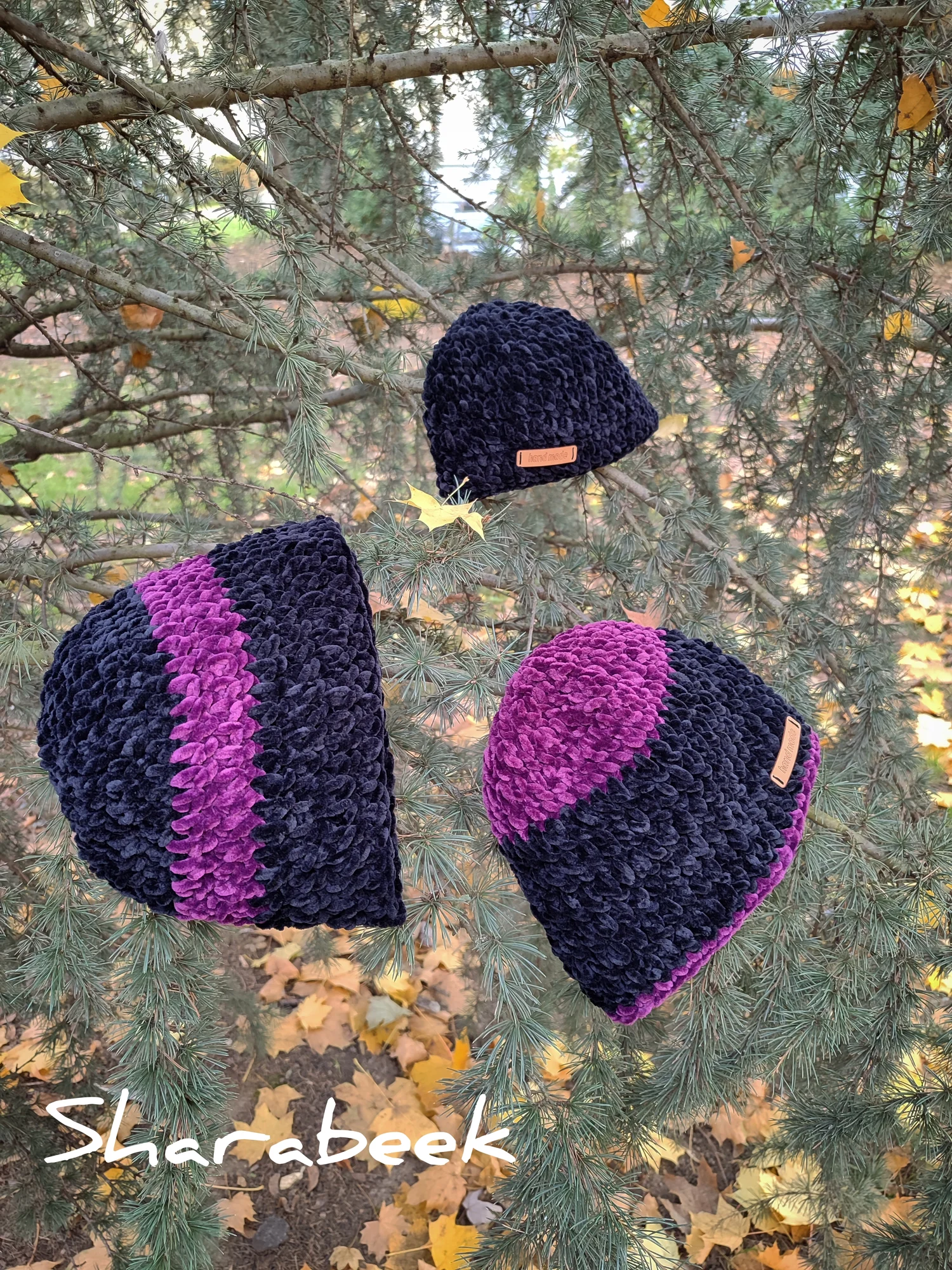Bonnet unisexe .Velours
