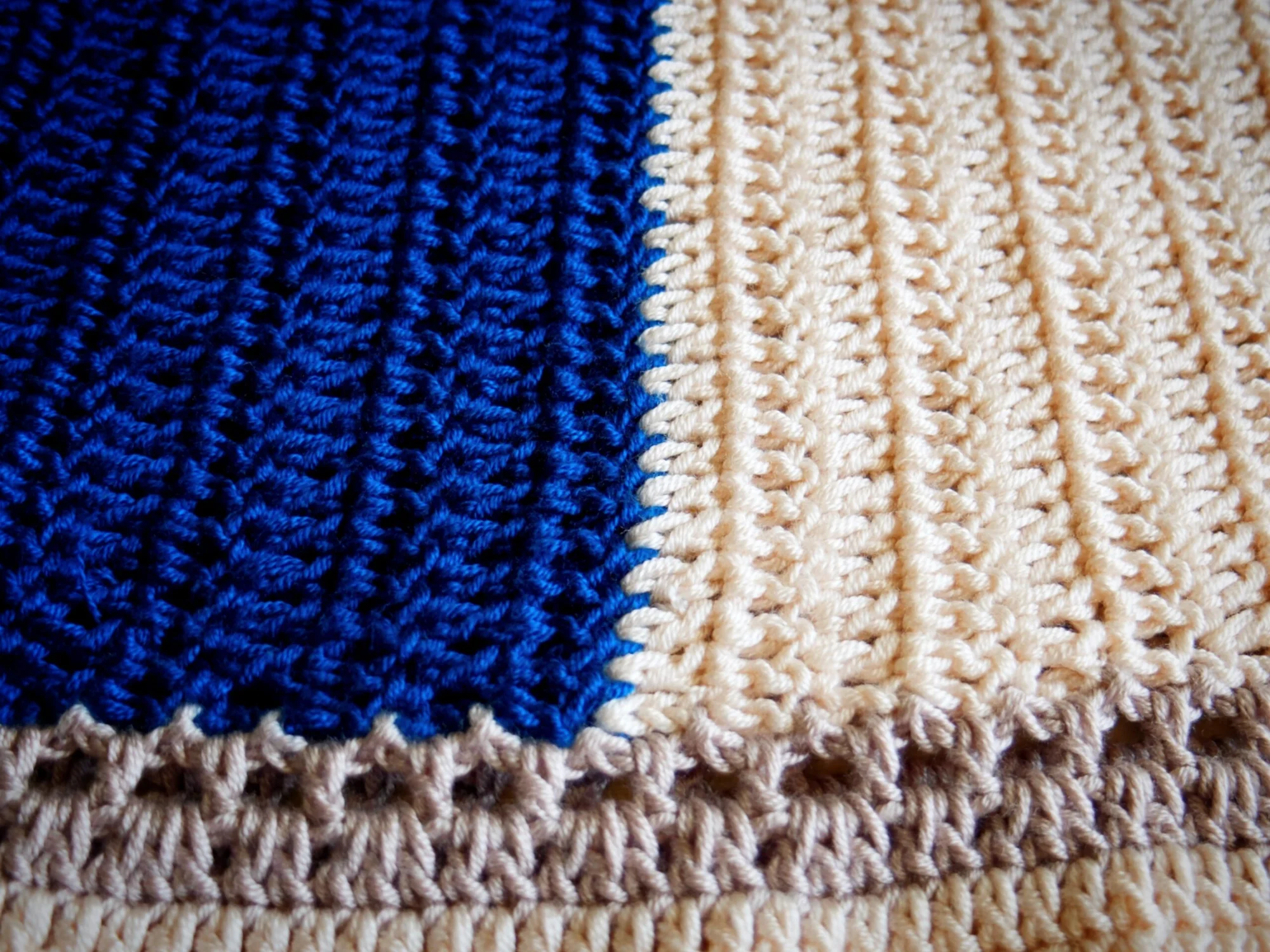 Top bleu indigo