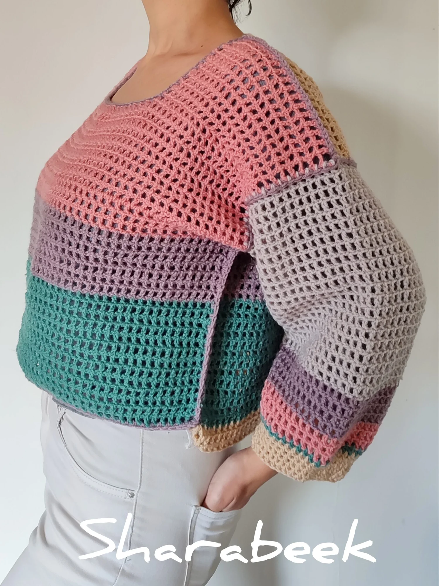 Top d’hiver. rose