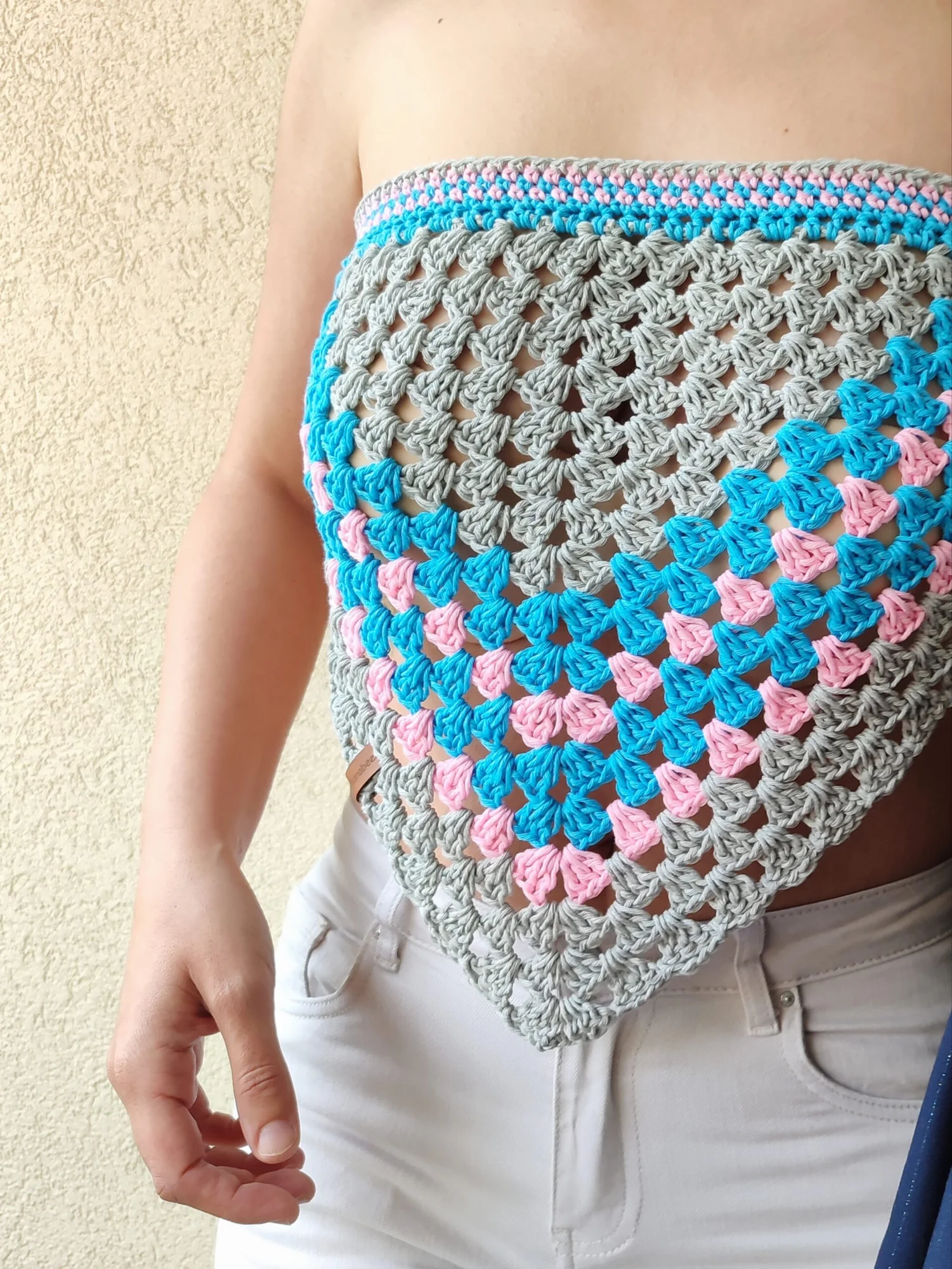 Crop top Lala. Rose