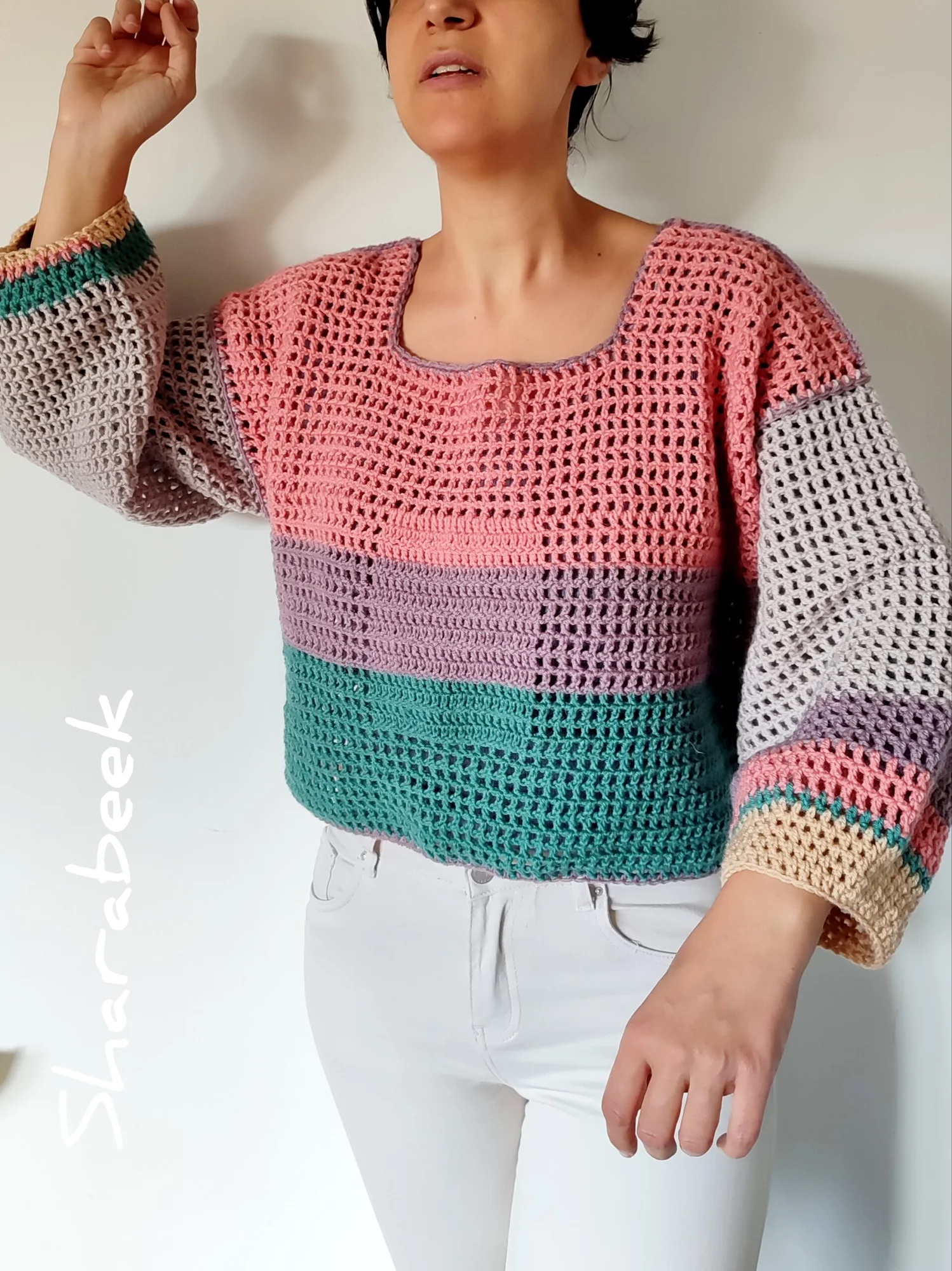 Top d’hiver. rose