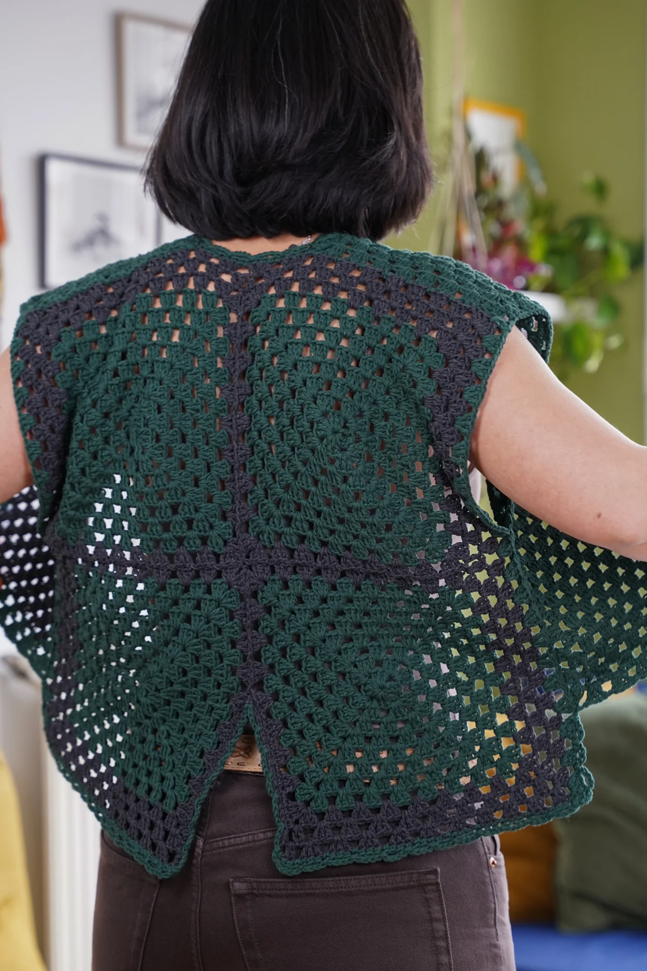 gilet nadia huileux