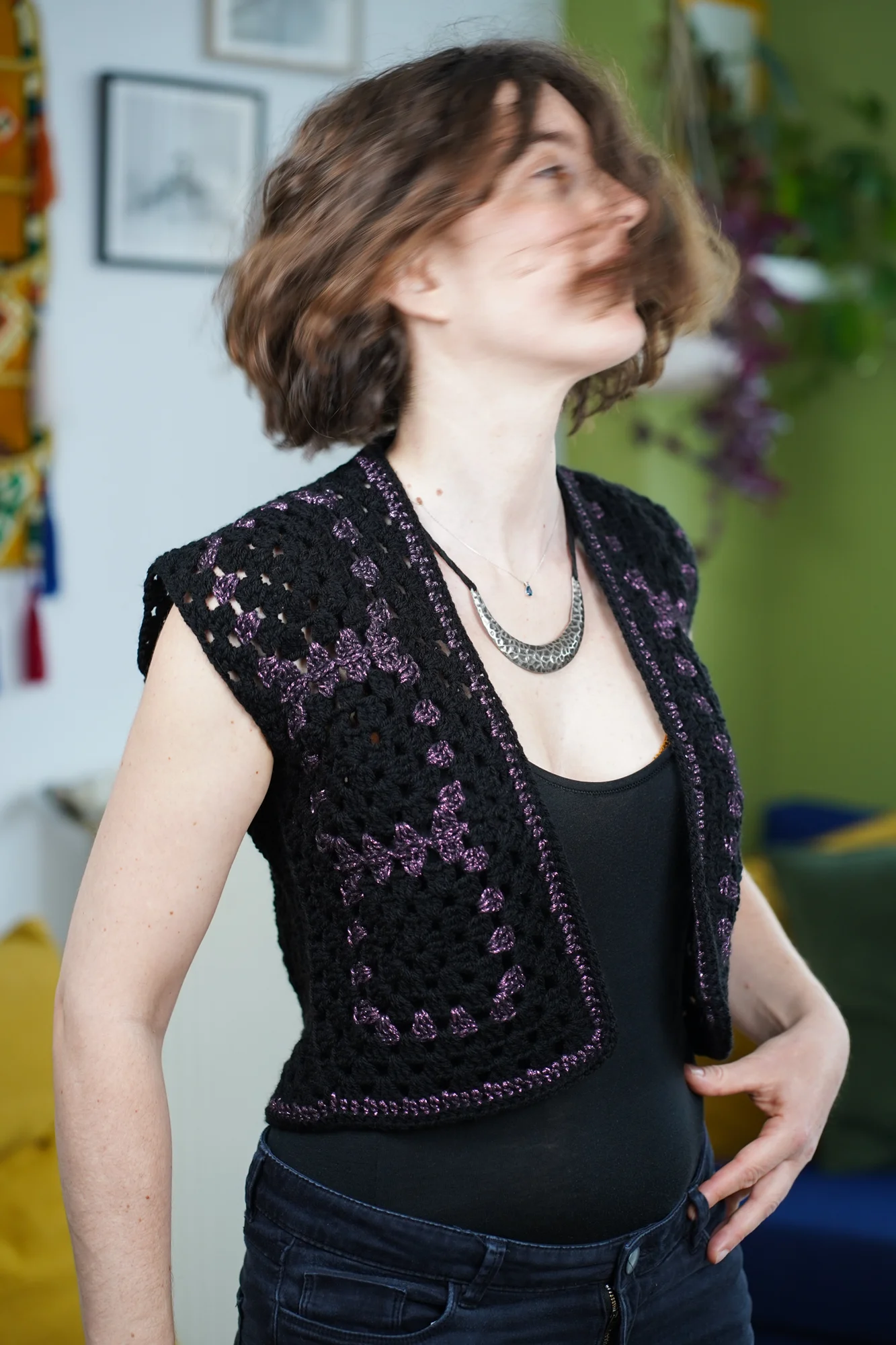 Gilet nadia. noir