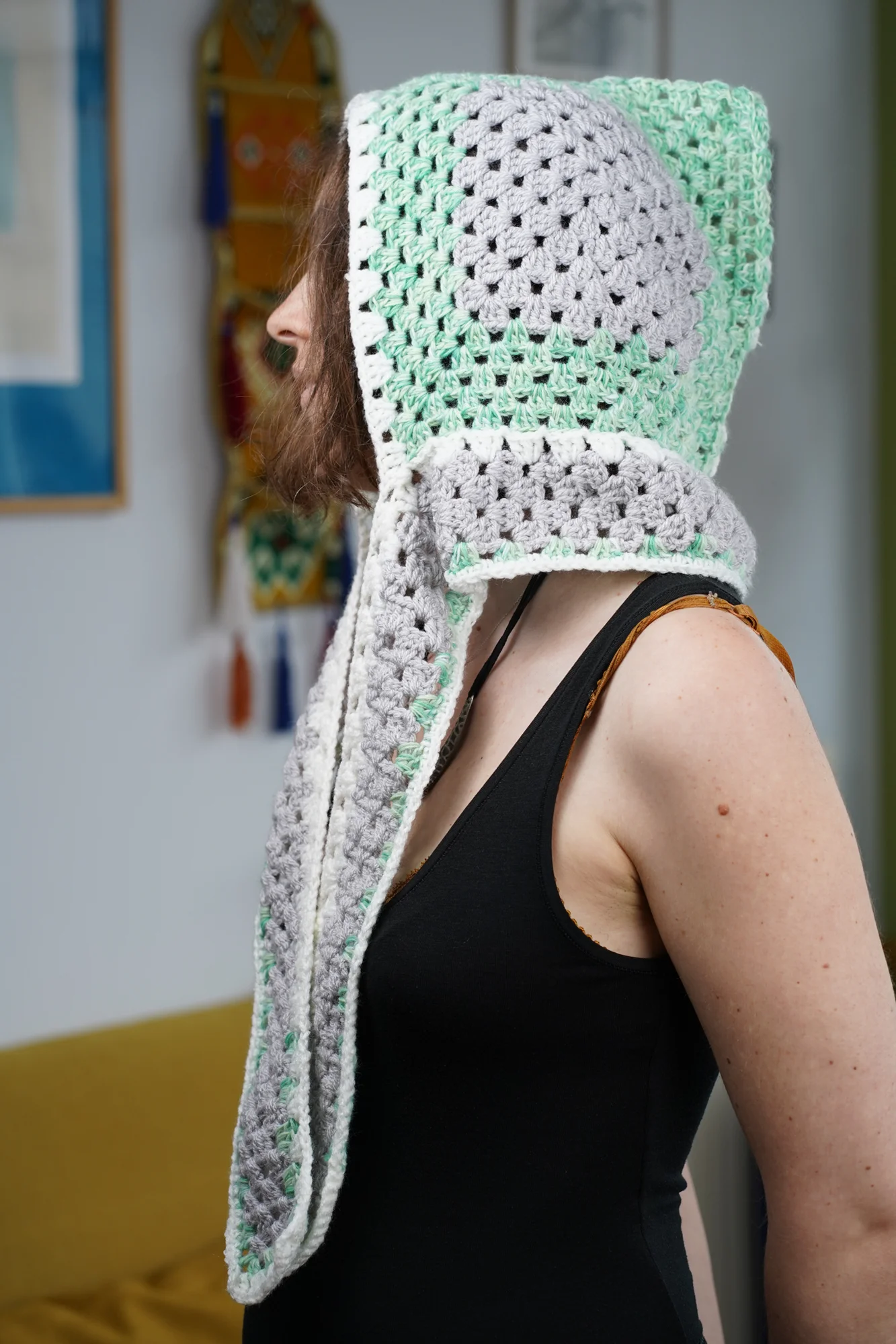 cagoule. Verte