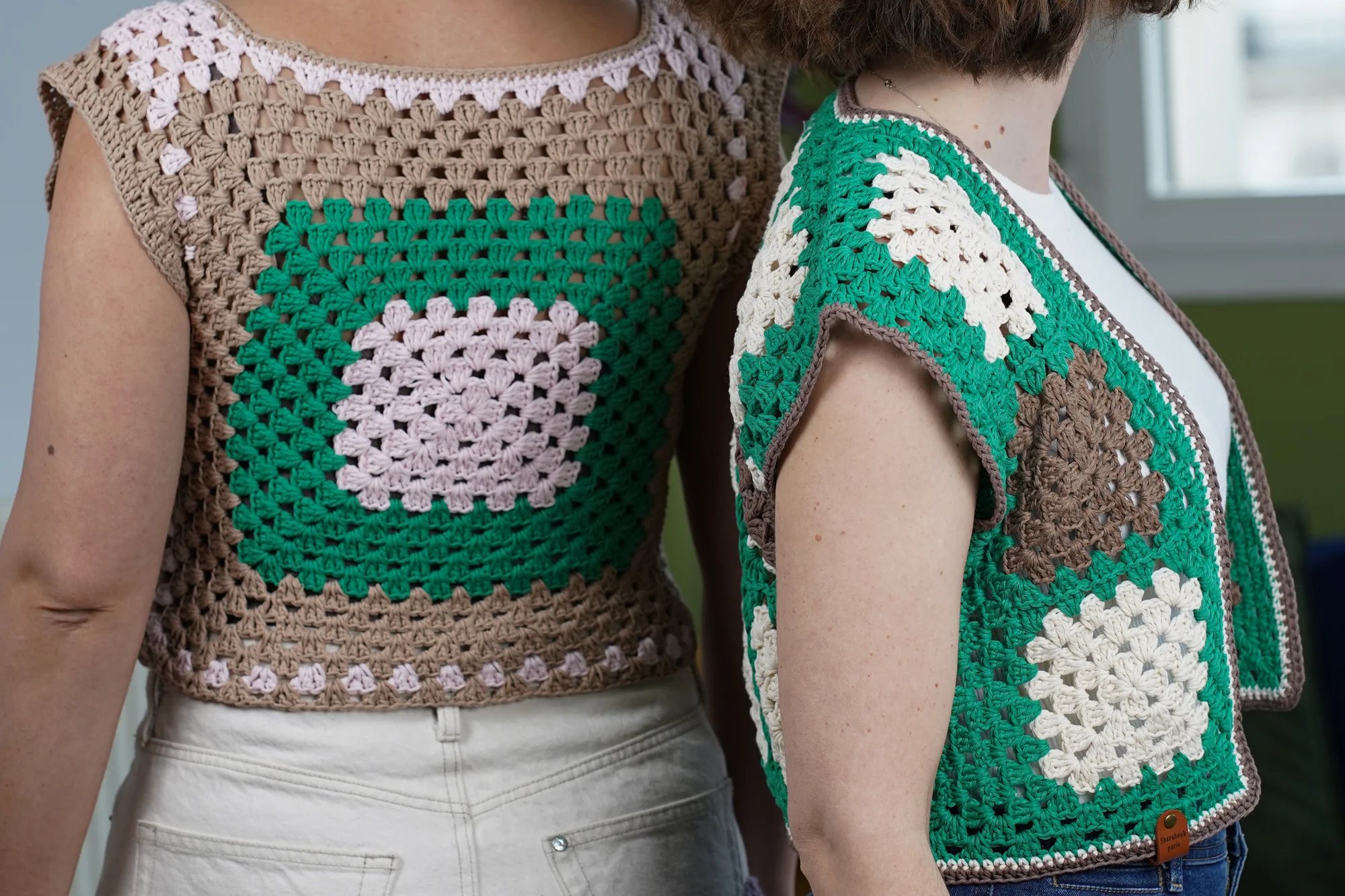 gilet nadia vert