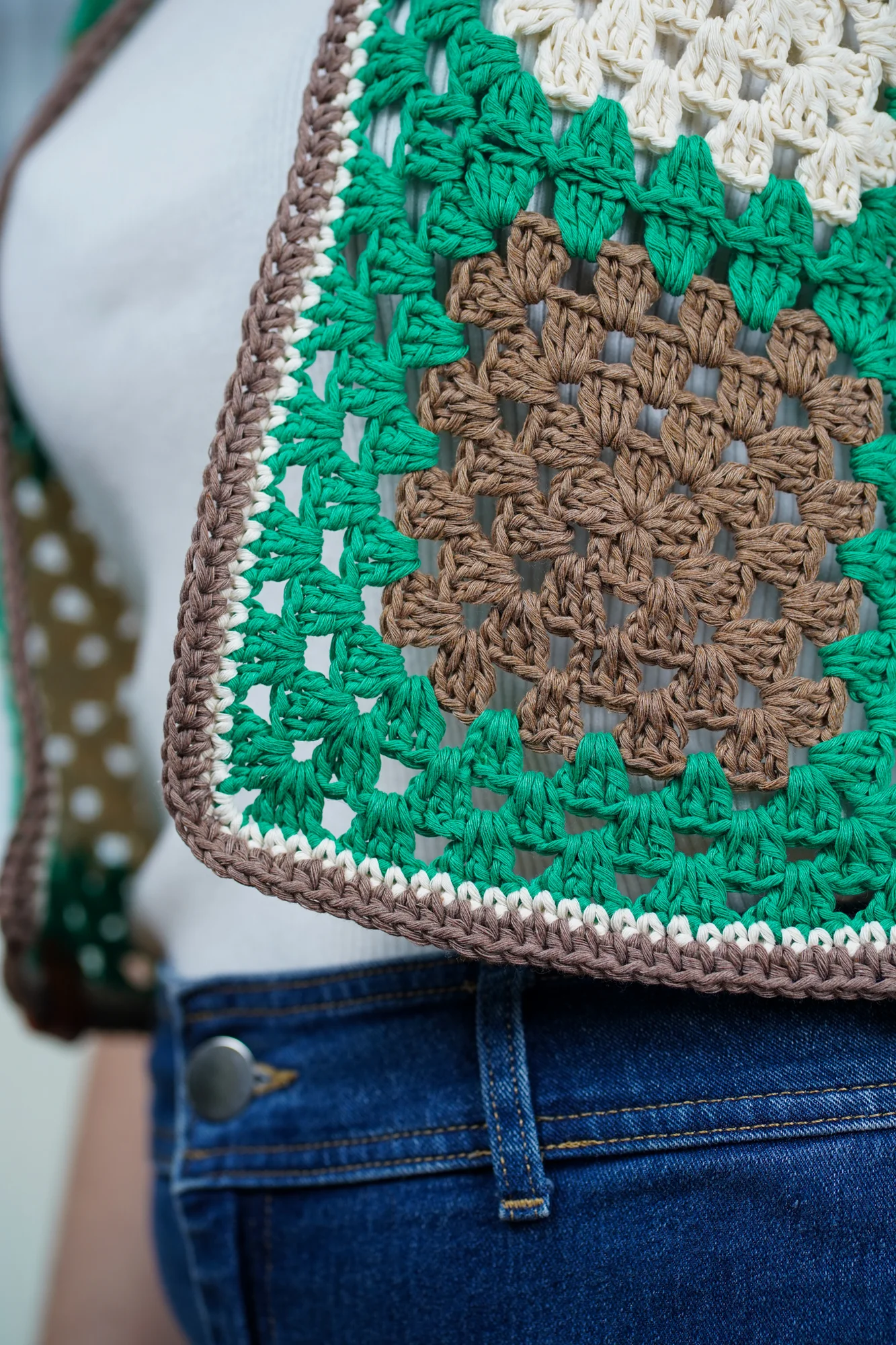 gilet nadia vert