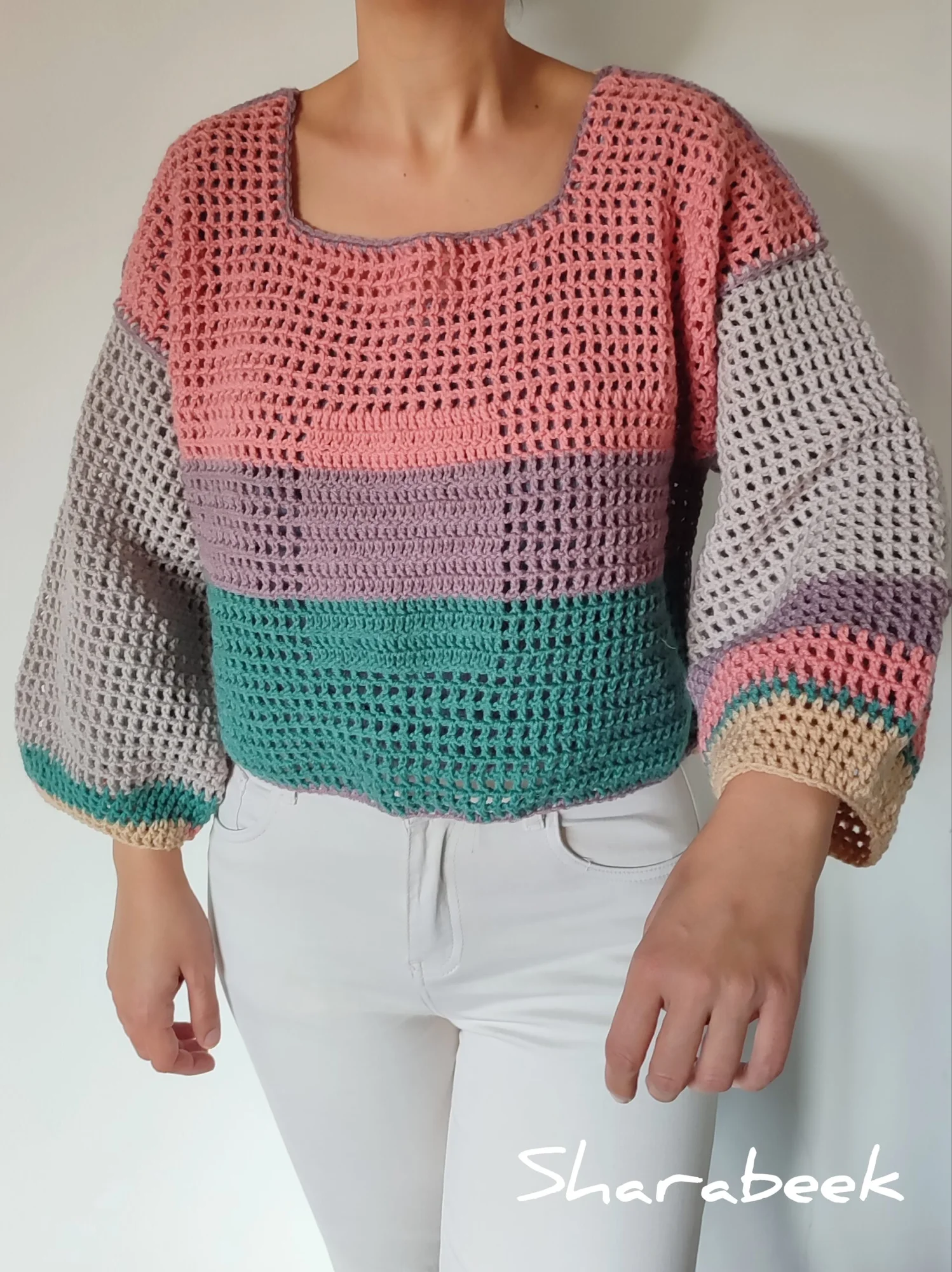 Top d’hiver. rose
