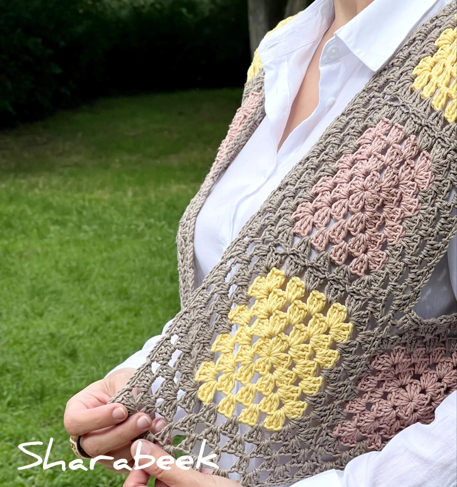 Gilet Nadia .Argile