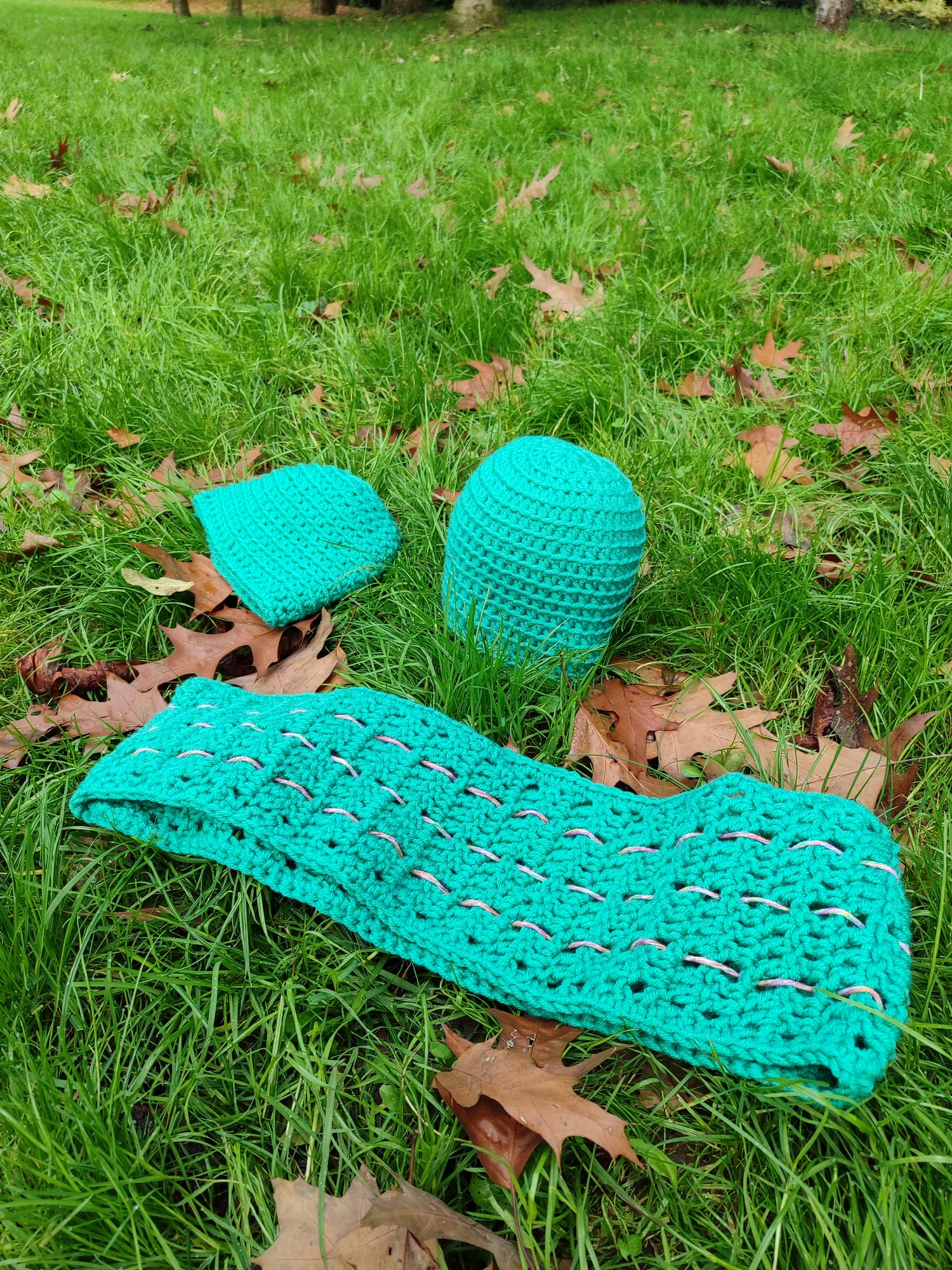 Snood. Vert
