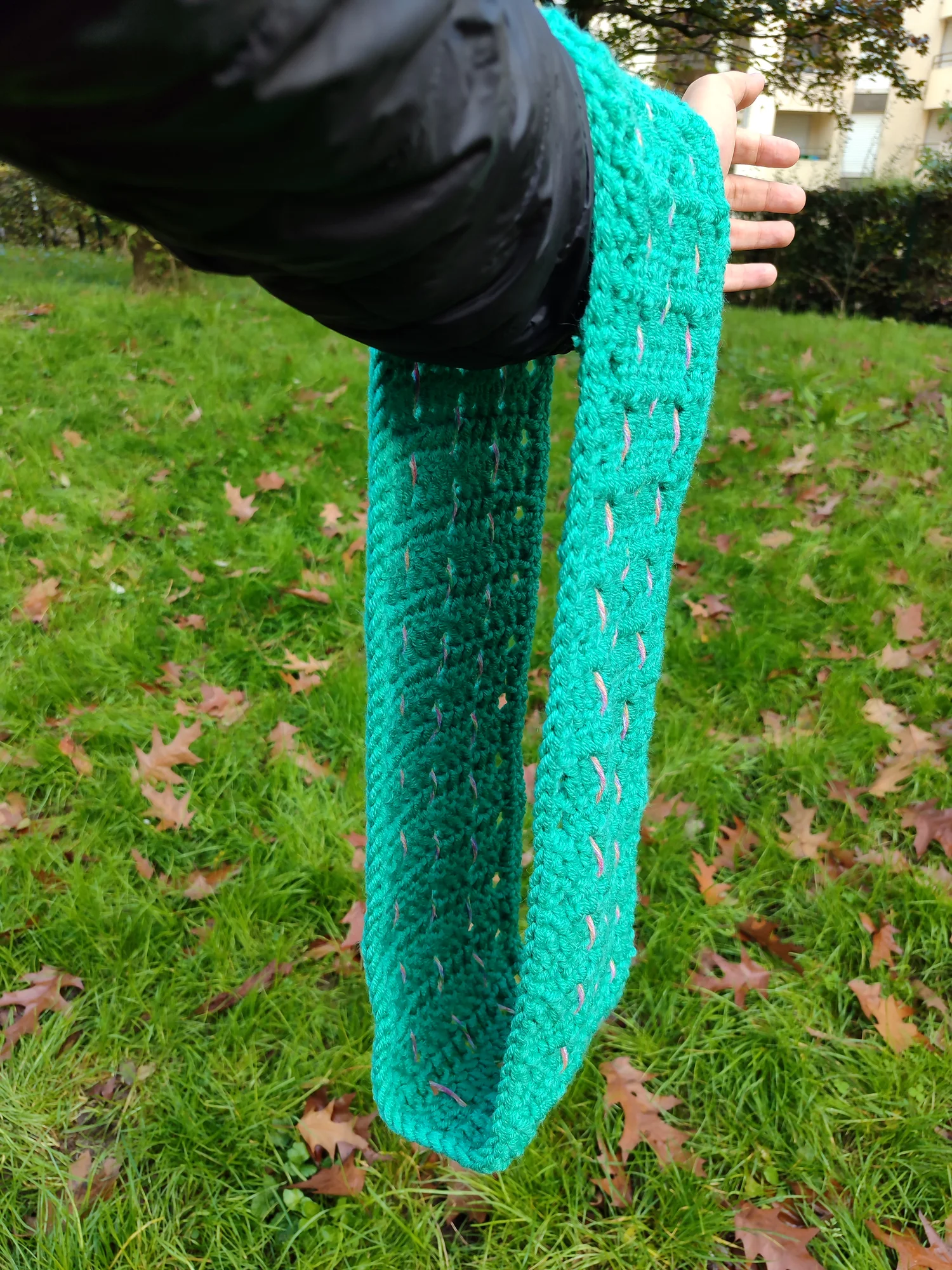 Snood. Vert