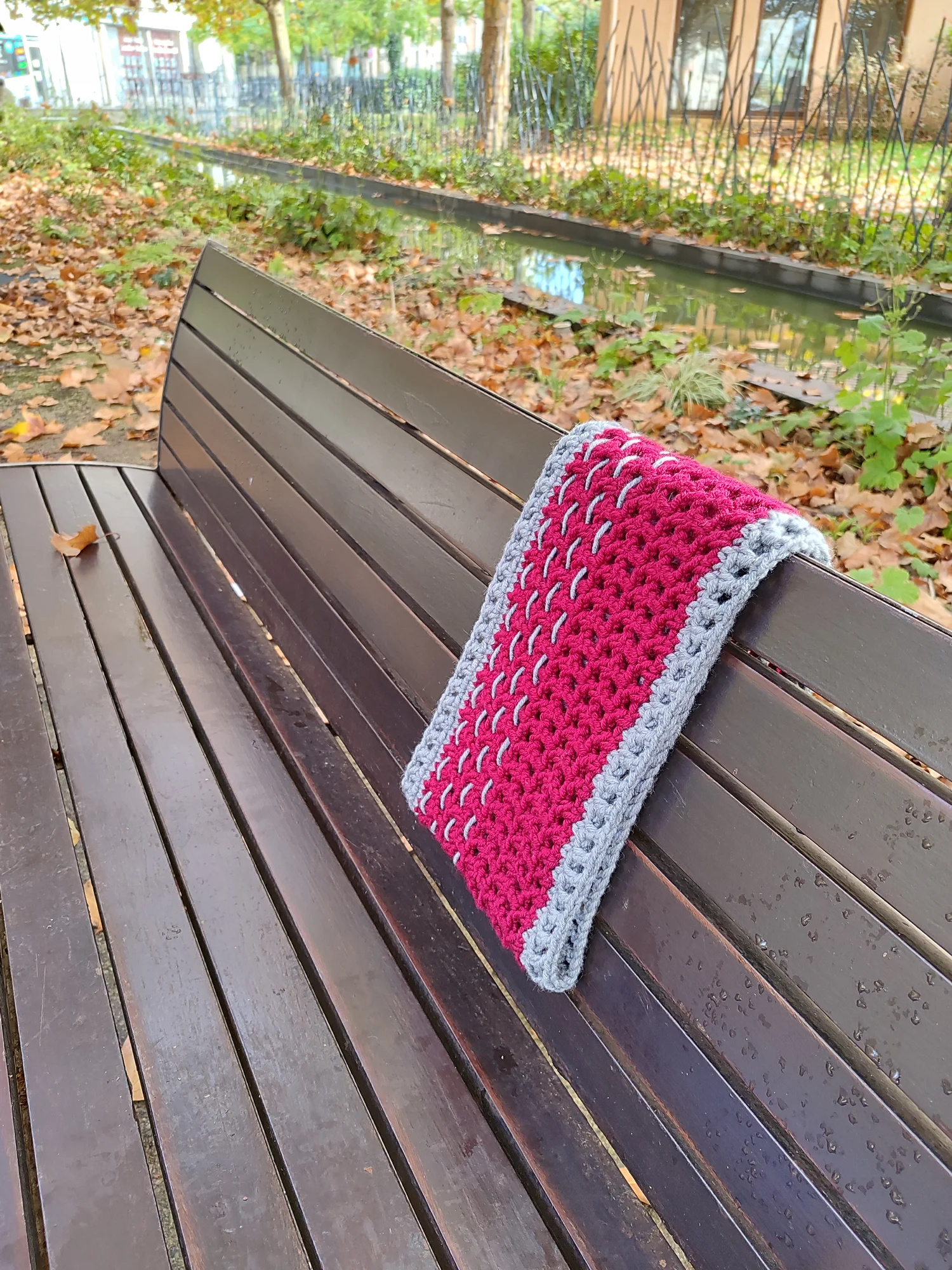 Snood. Bordeaux
