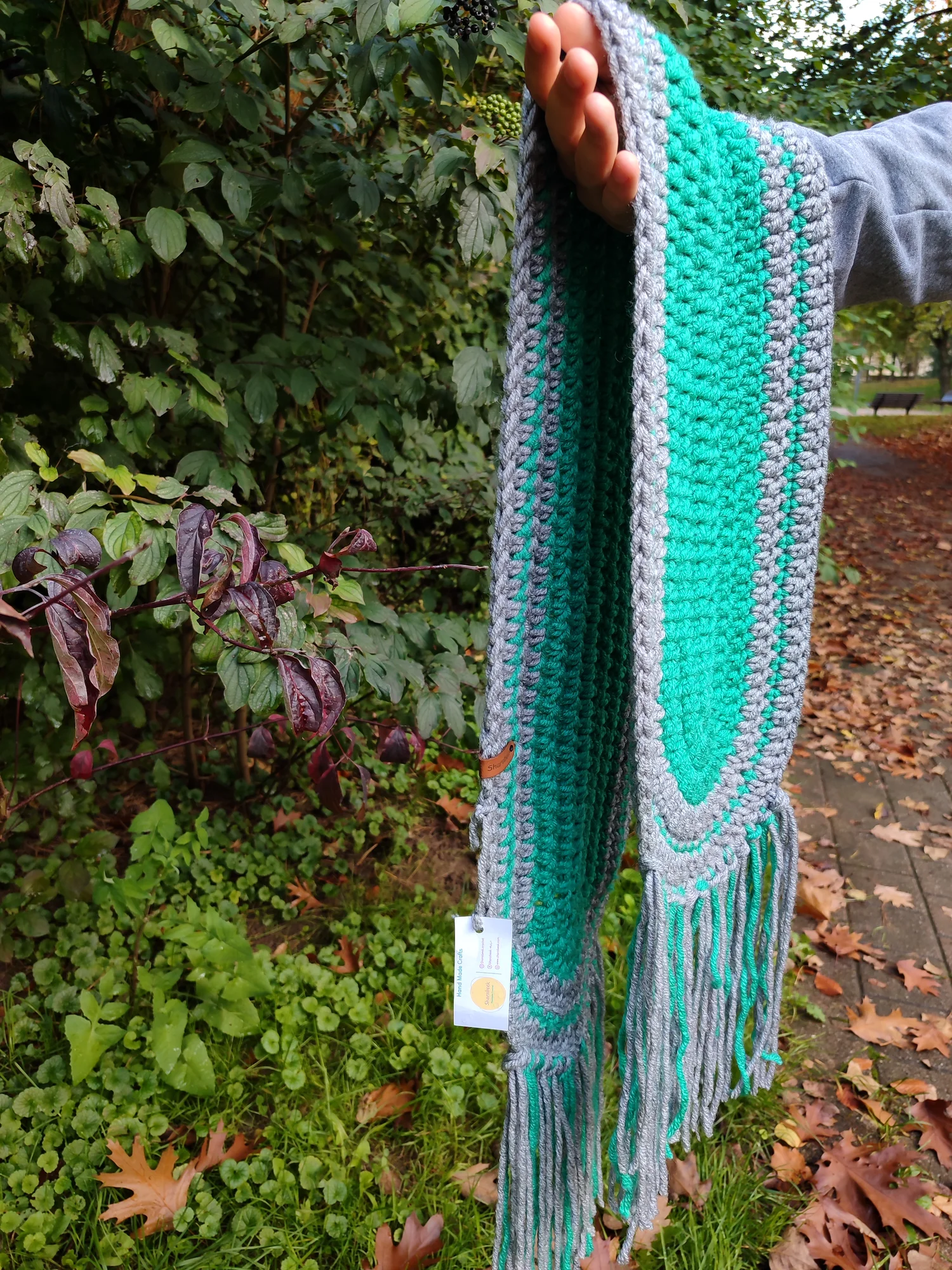 Châle viki. vert