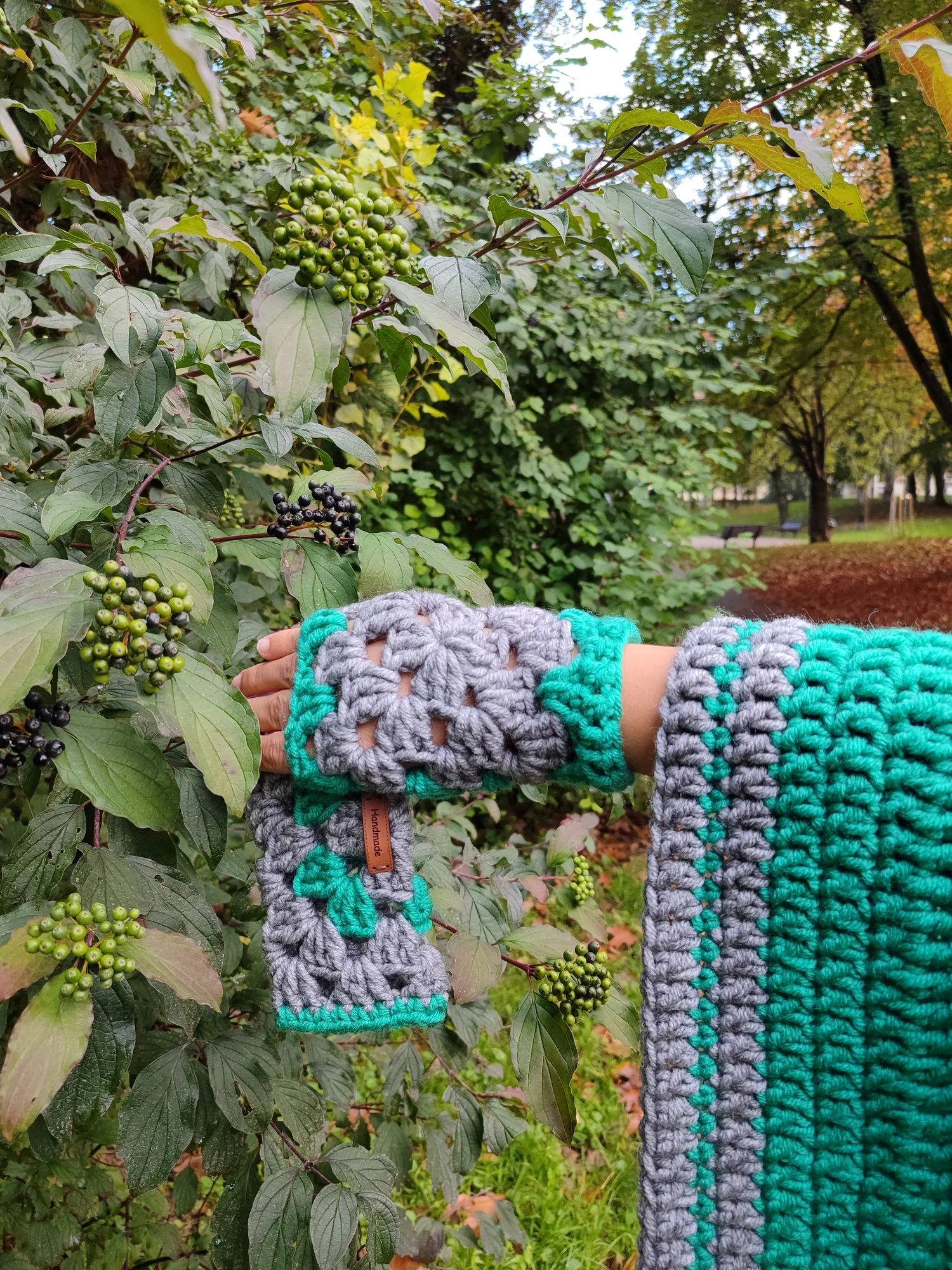 Châle viki. vert