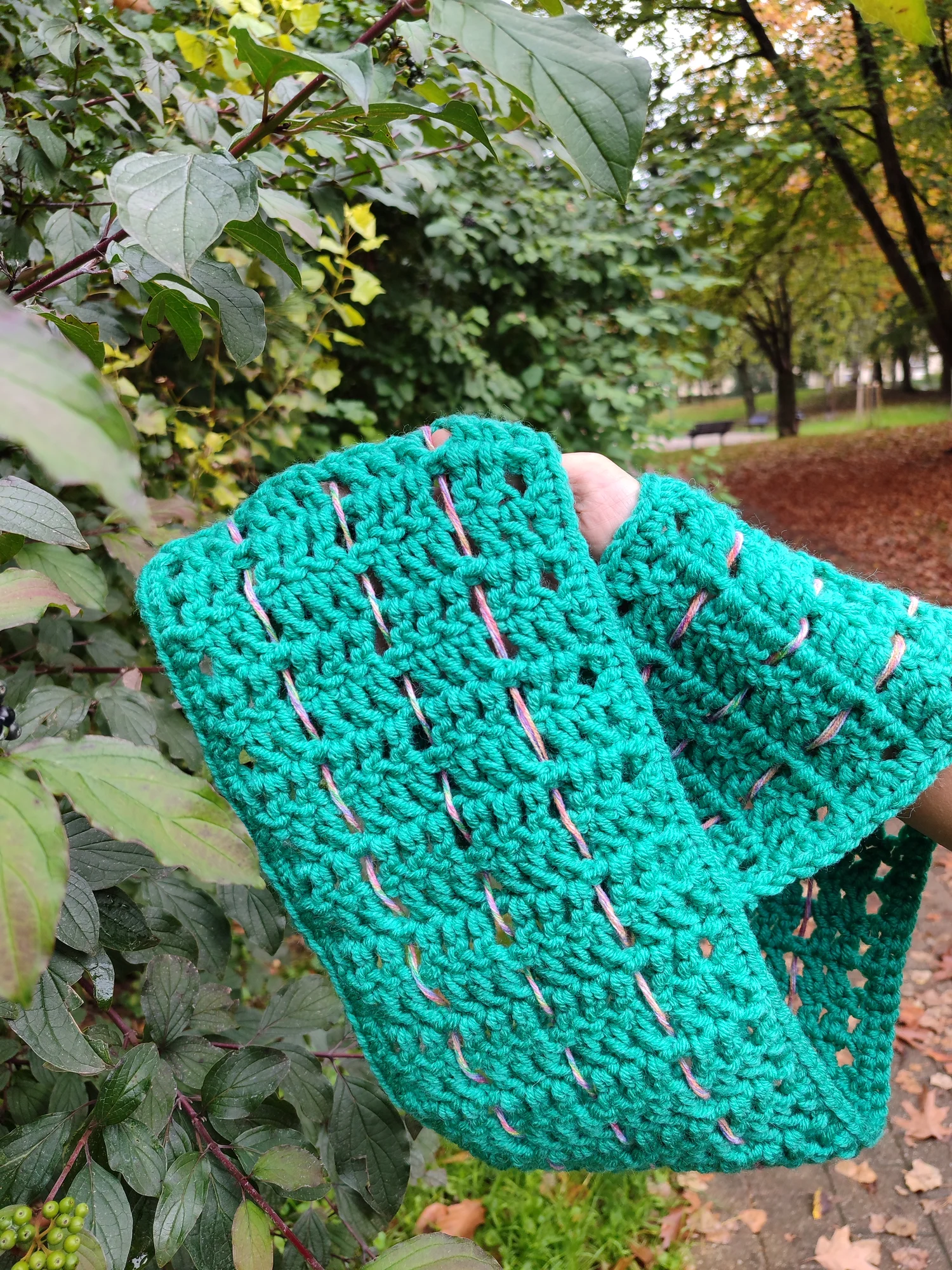 Snood. Vert