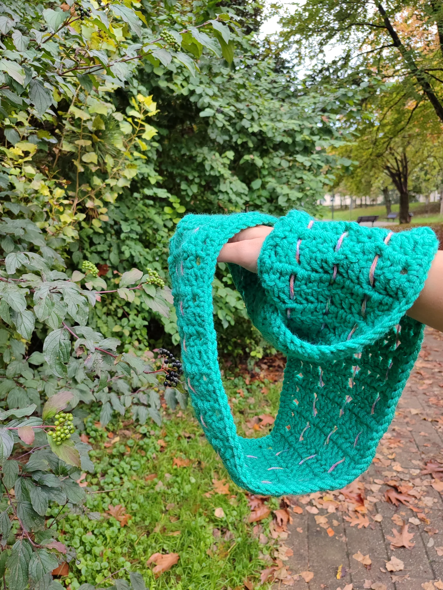 Snood. Vert
