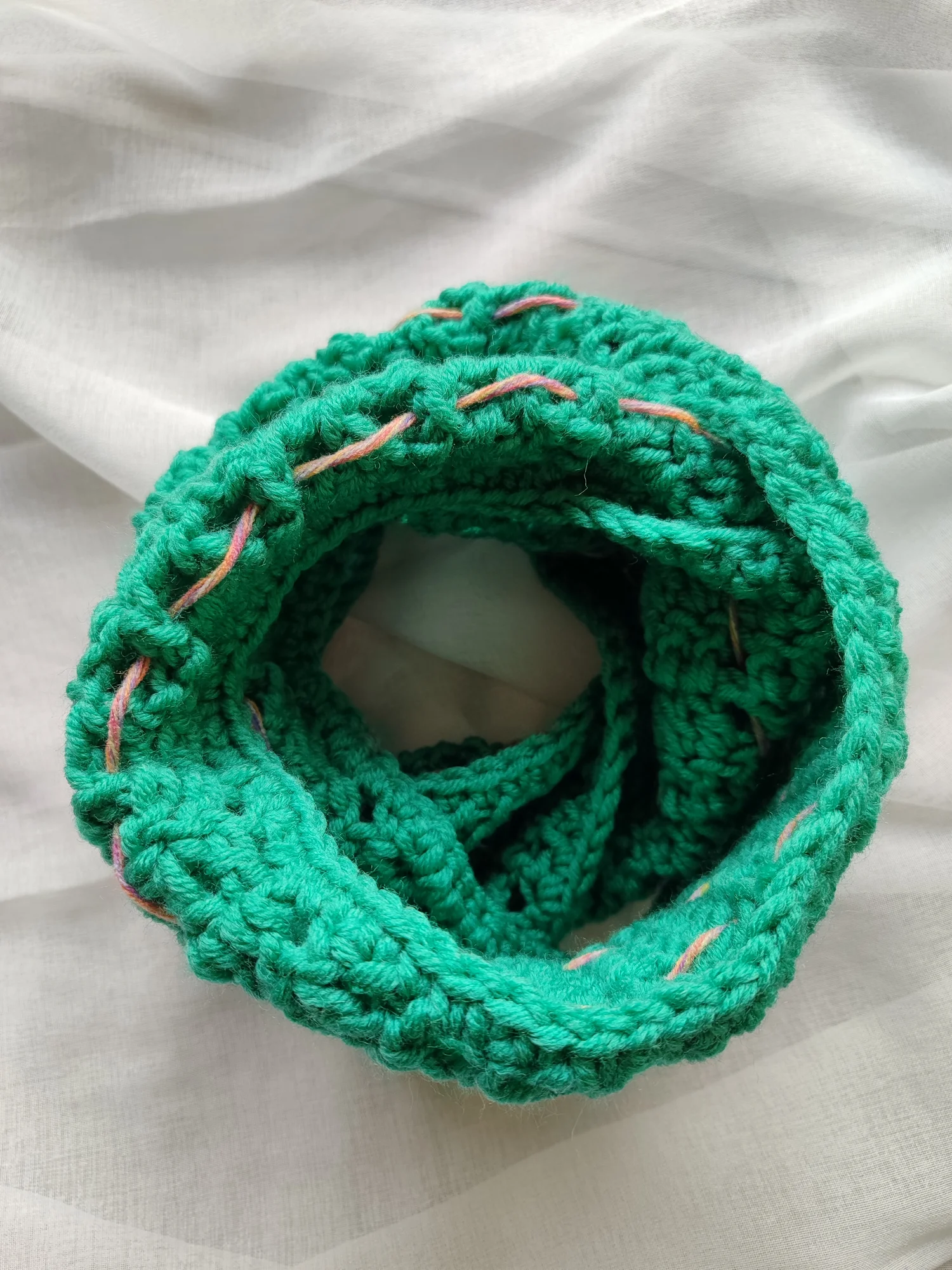 Snood. Vert