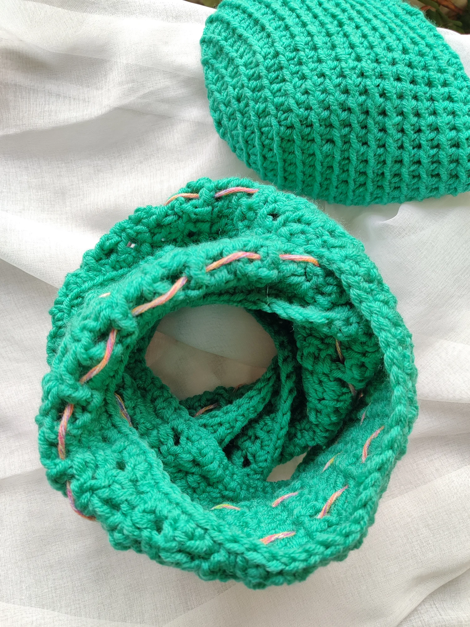 Snood. Vert
