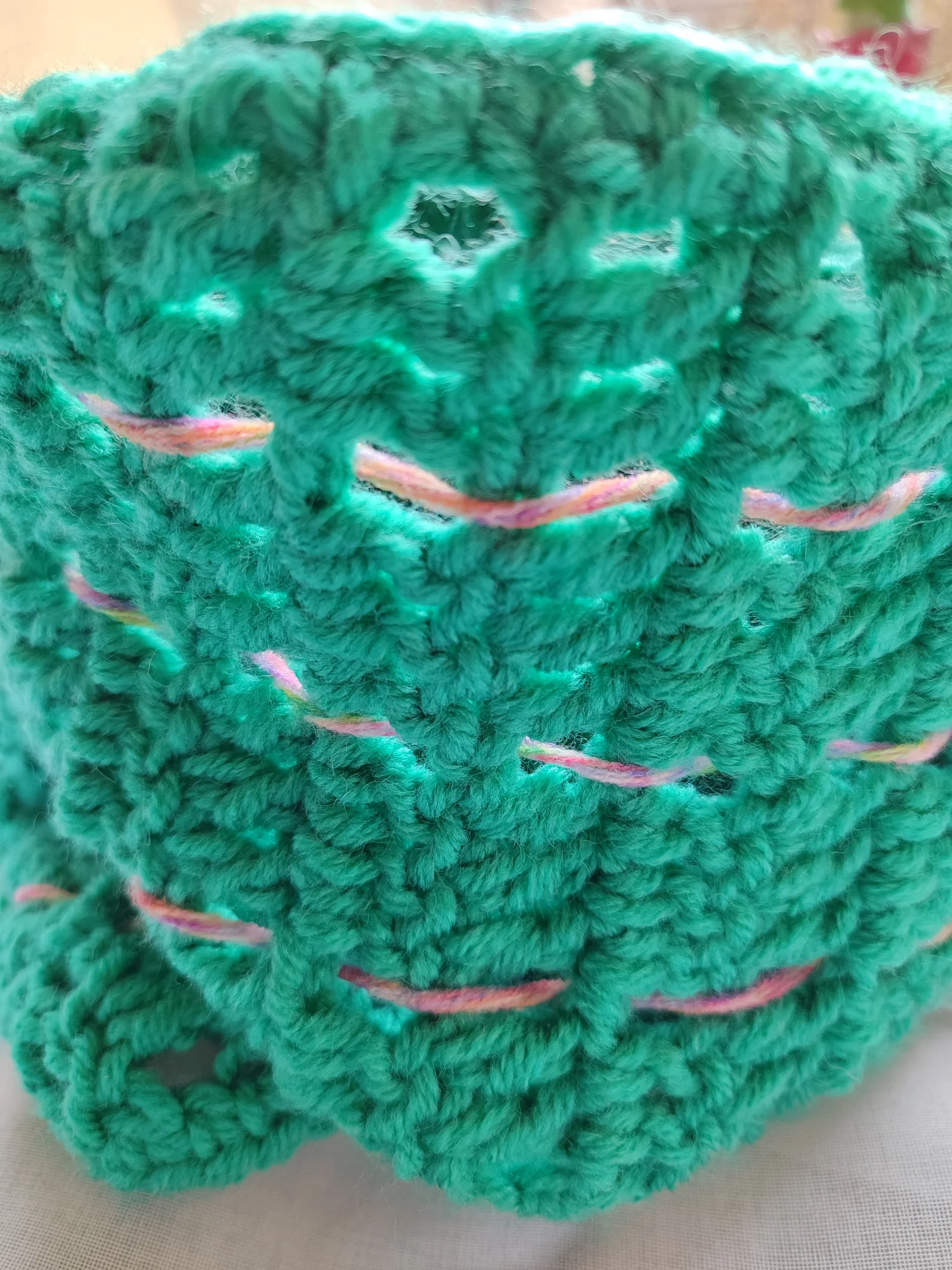 Snood. Vert