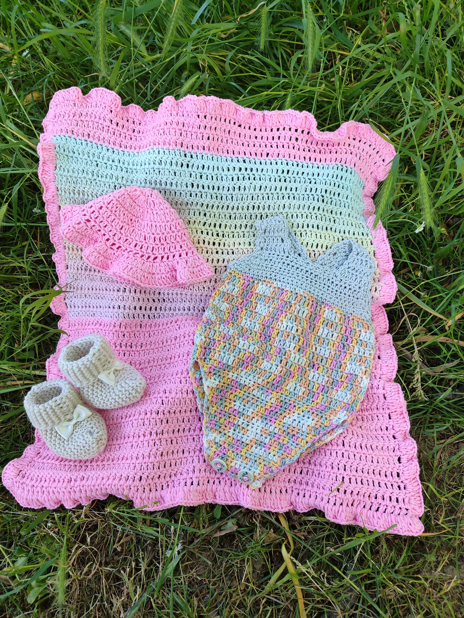 Couverture,Barboteuse, bonne. rose