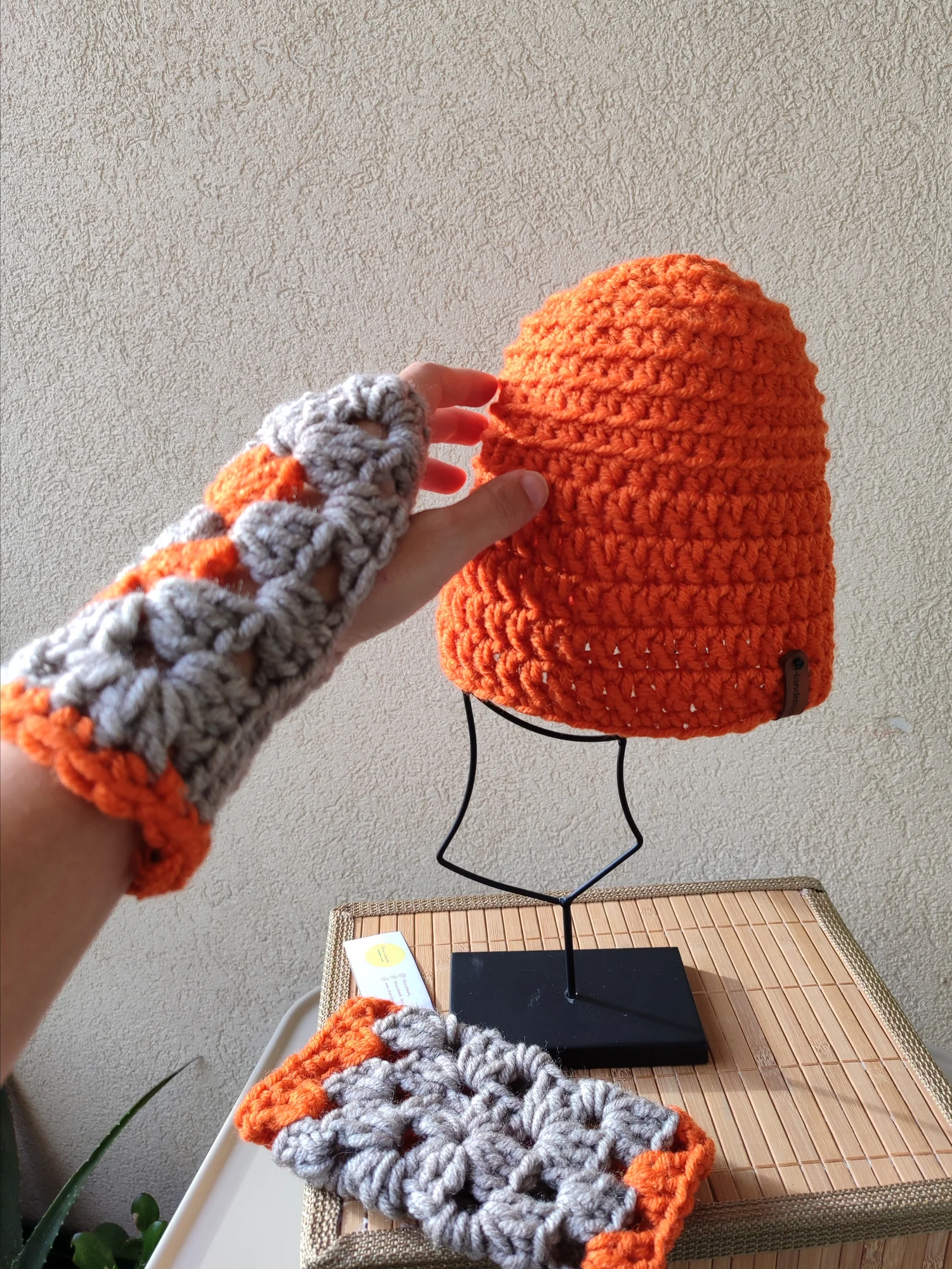 Bonnet unisexe .orange