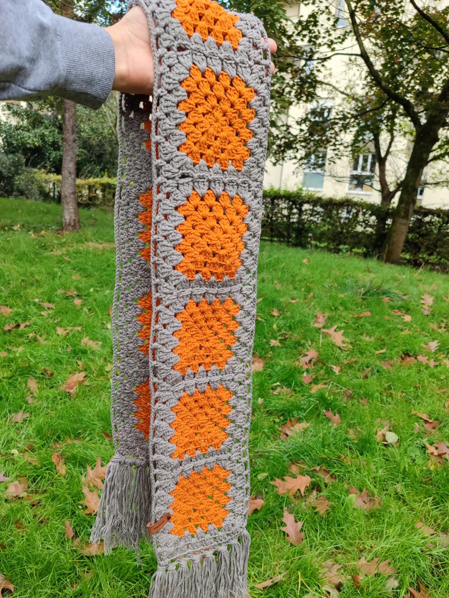 Châle. Citrouille