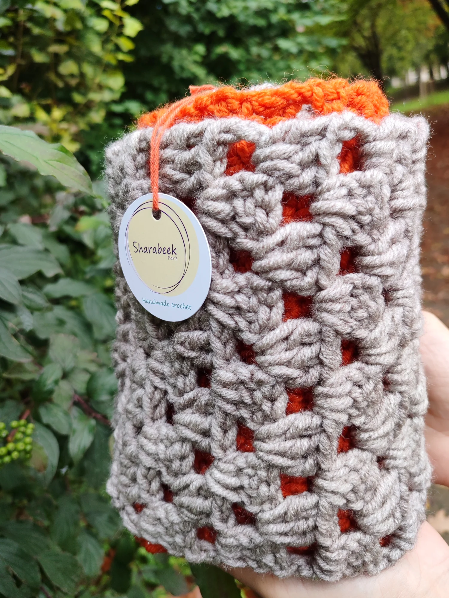 Snood. Citrouille